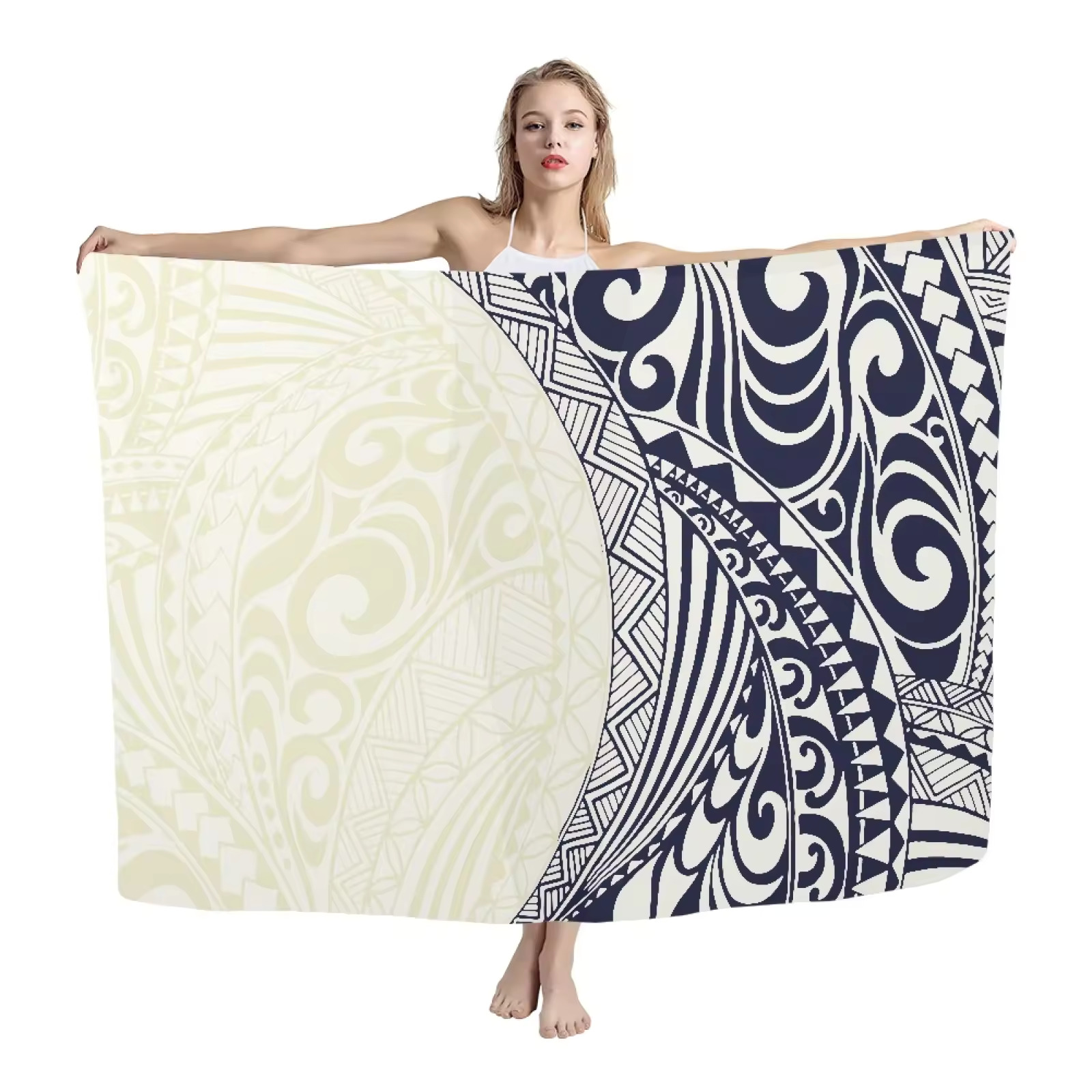  American crepe Sarong for beachwear
